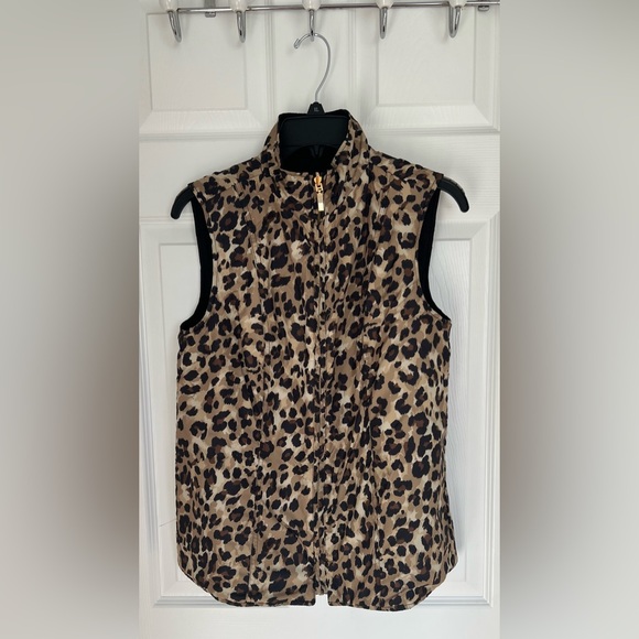 Black/Cheetah Reversible Vest - Picture 4 of 4